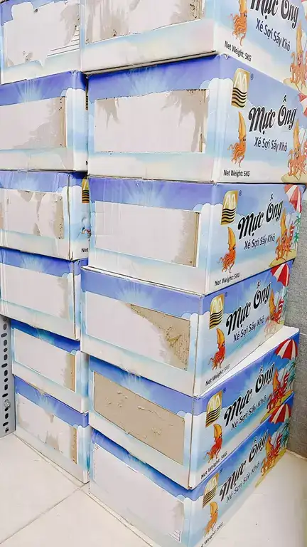 Mực xé sợi hấp nước dừa giá sỉ tận xưởng - 图片 9