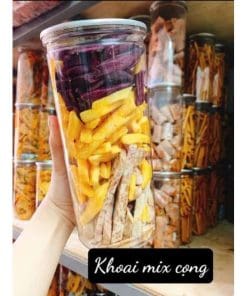 Khoai cọng sấy mix vị giá sỉ